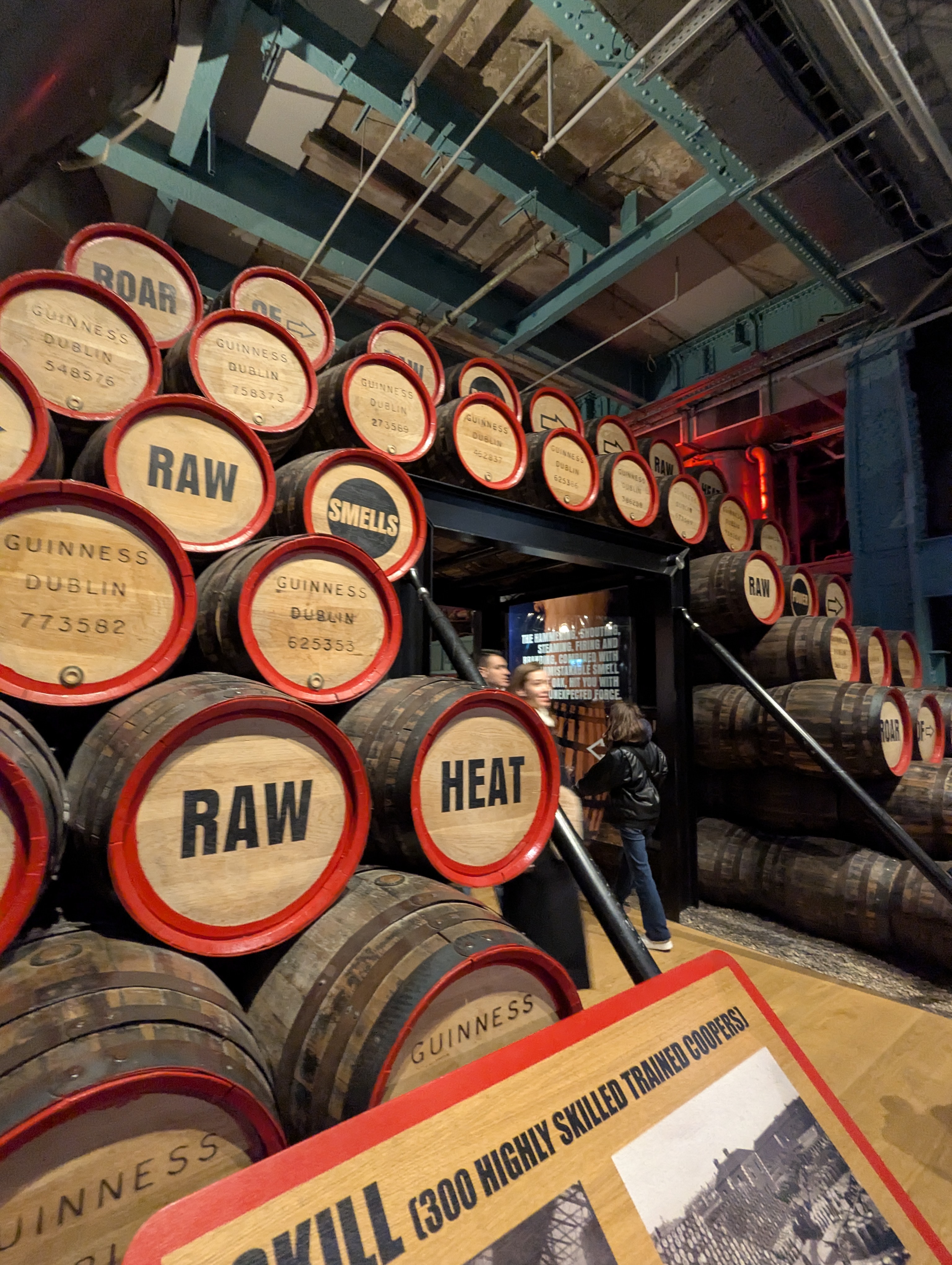 Guinness Advertising History Floor