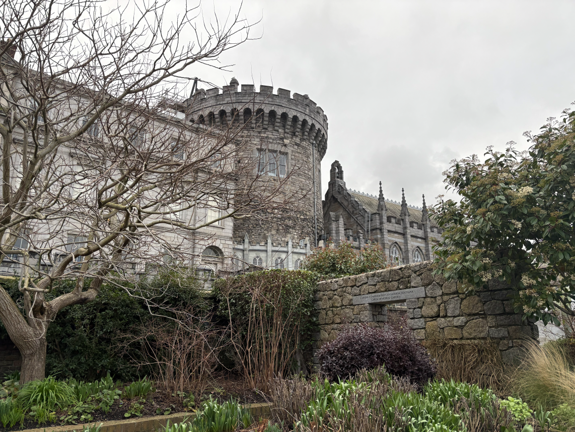 Dublin Castle and Dubh Linn Gardens