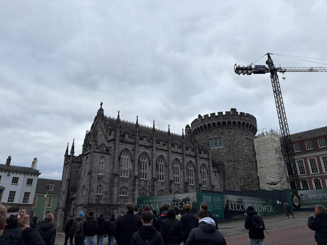 Dublin Castle and Dubh Linn Gardens
