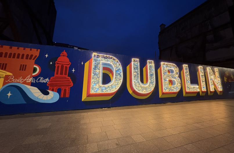 First evening in Dublin