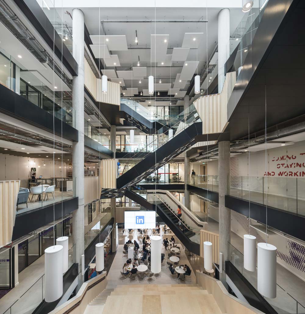 LinkedIn stairs